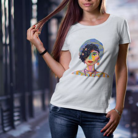 Bela ženska majica - Damska 10 