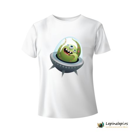 Muška bela majica - Astronaut 12 