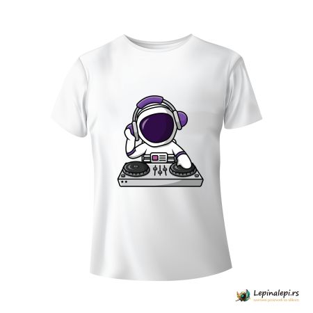 Muška bela majica - Astronaut 5 