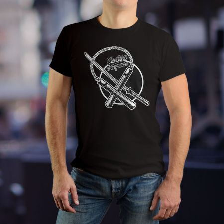 Muška crna majica - Nindža 