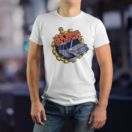 Muška bela majica - Retro 