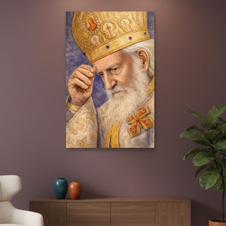 Sveti čovek naših dana – Premium Canvas slika 