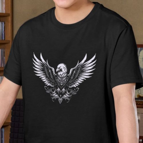 Crna muška majica - Orao 