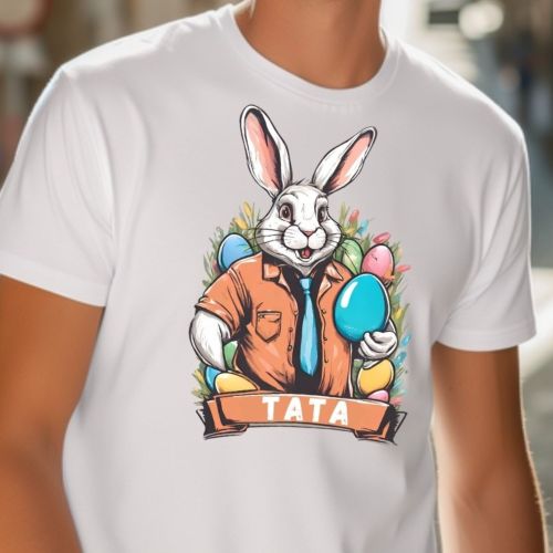 Bela muška majica - Tata zec 