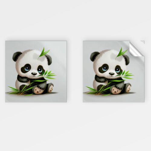 Nalepnica za zid Beba panda