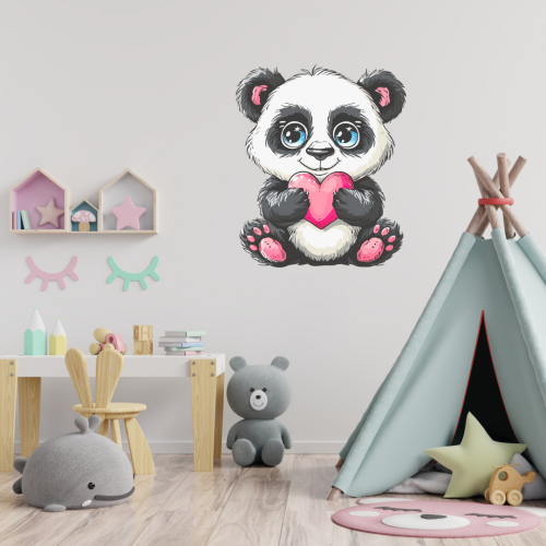 Nalepnica za zid Beba panda 