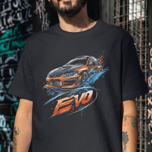 Crna muška majica - Evo 