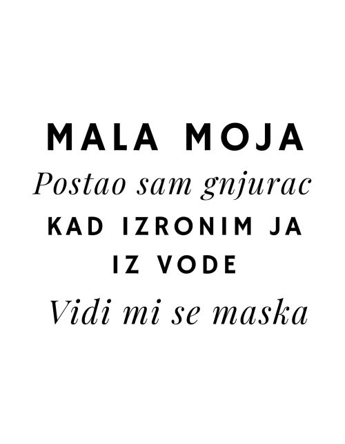Bela muška majica - Gnjurac