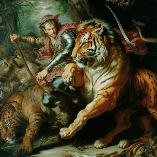 Tigar, Lav i Leporad