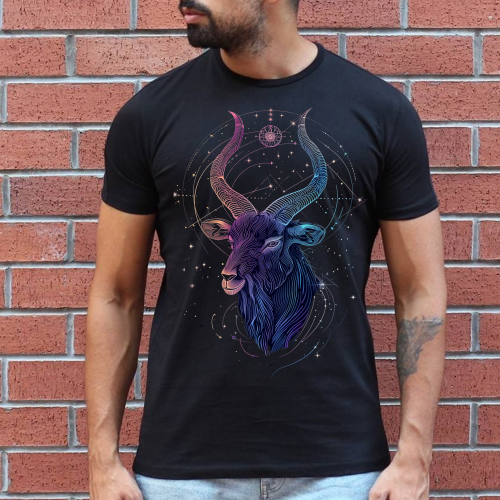 Crna muška majica - Jarac 