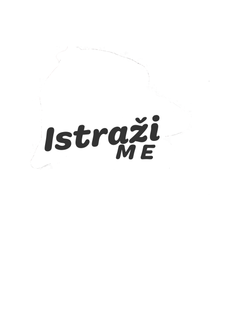 Muška crna majica - Istraži me