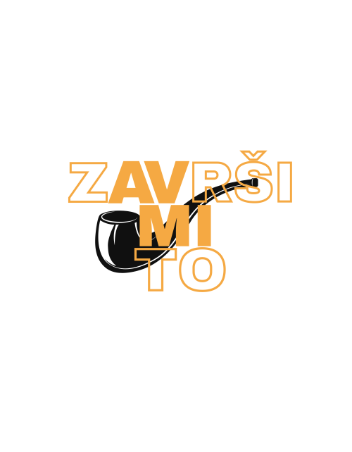 Ženska bela majica - Završi mi to