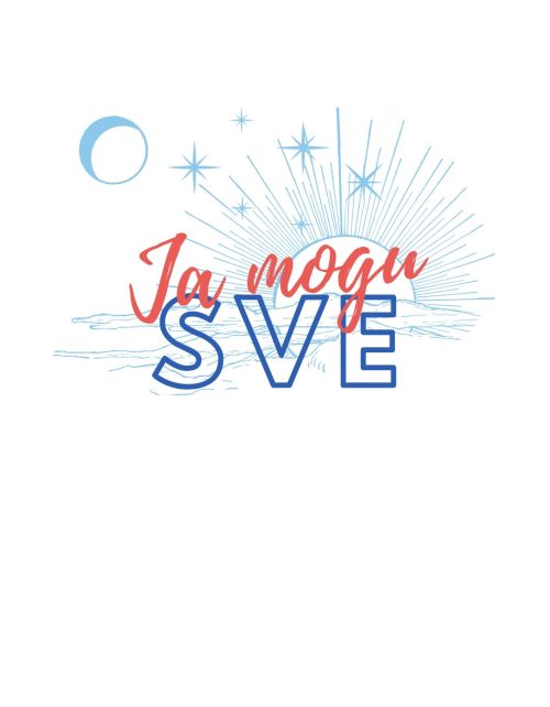 Ženska bela majica - Ja mogu sve