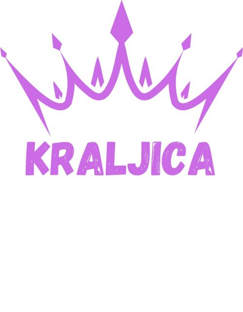 Bela ženska majica - Kraljica