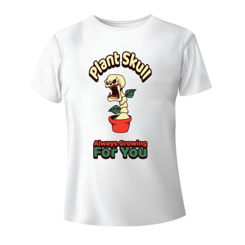 Muška bela majica - Biljka kostur 