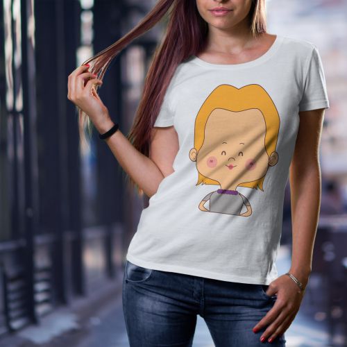 Bela ženska majica - Damska 4 