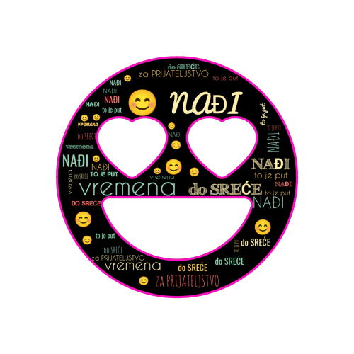 Ženska bela majica - Face