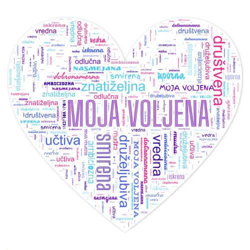 Ženska bela majica - Voljena