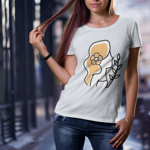 Bela ženska majica - Damska 5 