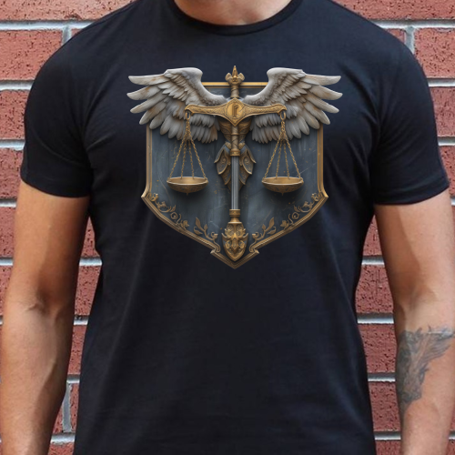 Crna muška majica - Vaga 2 