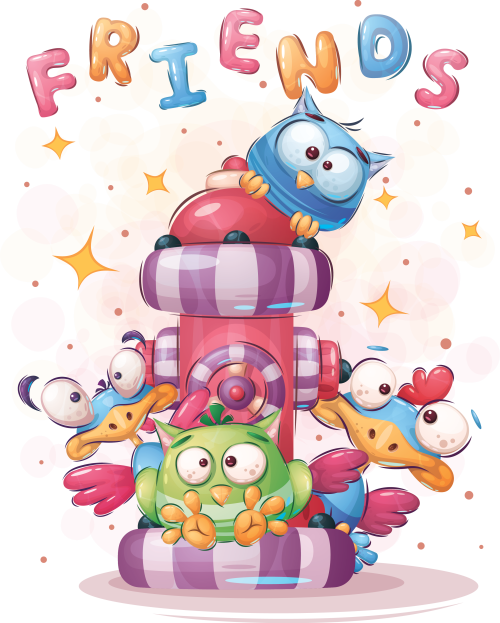 Ženska bela majica - Friends