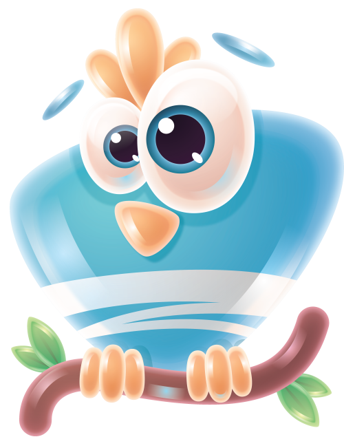 Ženska crna majica - Bird 2