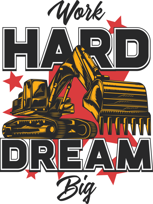 Muška crna majica - Hard dream