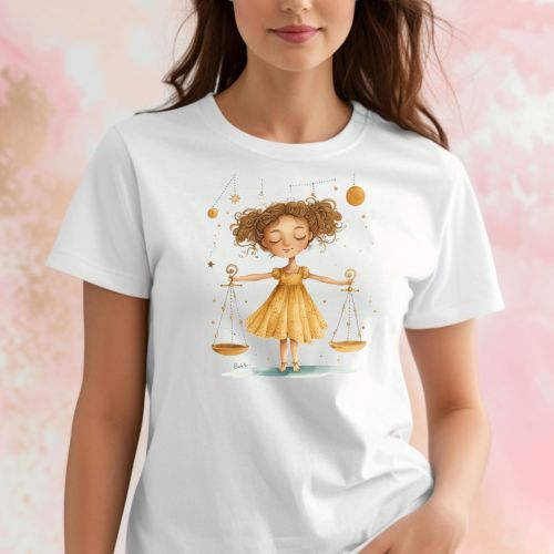 Bela ženska majica - Vaga 