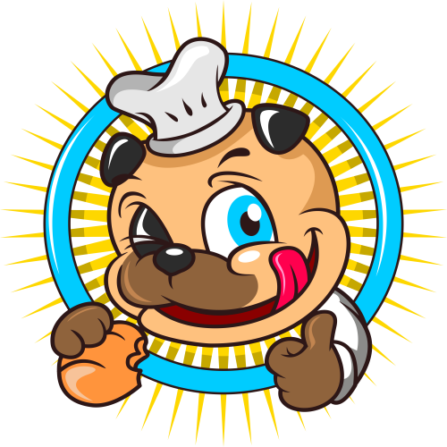 Muška crna majica - Pas kuvar