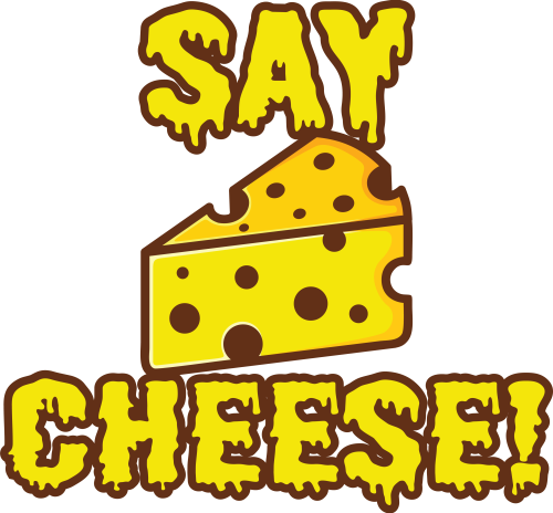 Muška bela majica -  Say Chees