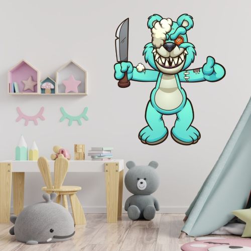 Nalepnica - Zli medvedić 