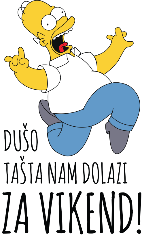 Bela muška majica - Dušo Tašta nam dolazi za vikend!
