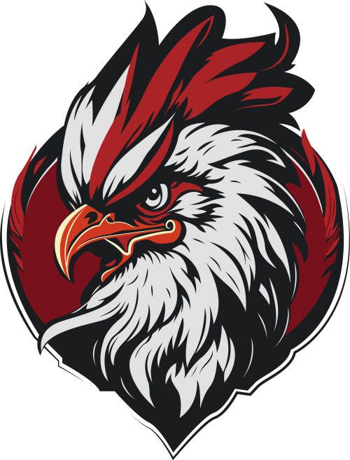 Muška crna majica - Petao