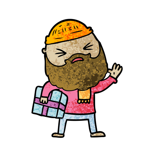 Bela muška majica - Bradonja 7