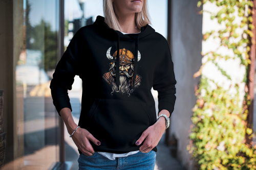 Ženski crni duks - Vitez G 