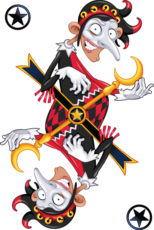 Bela muška majica -  Joker