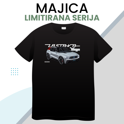 Muška  crna majica - YUGO 