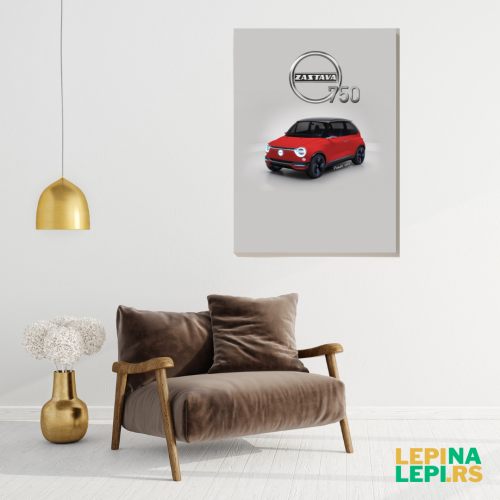 Slika na platnu - FIĆA crveni