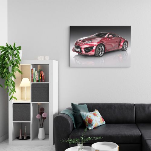 Crveni automobil 