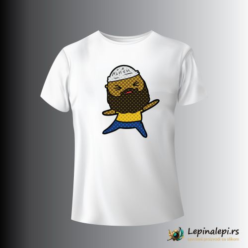 Bela muška majica - Bradonja   5 