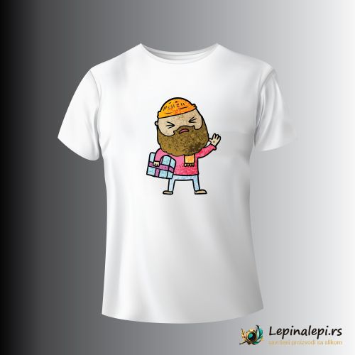 Bela muška majica - Bradonja 7 