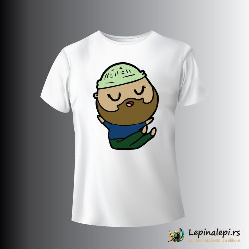 Bela muška majica - Bradonja  9 