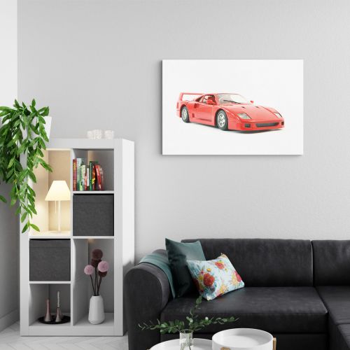 Sportski crveni automobil 