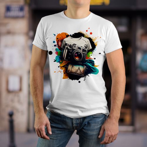 Bela muška majica - Fotoapart pre svega 