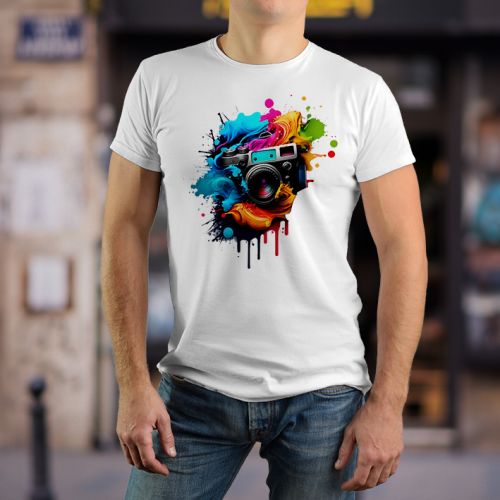 Bela muška majica - Foto Aparat 