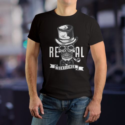 Muška crna majica - Gentleman 1 