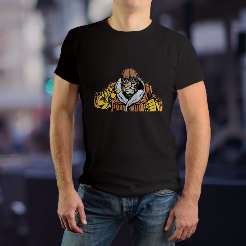 Muška crna majica - Grunf 