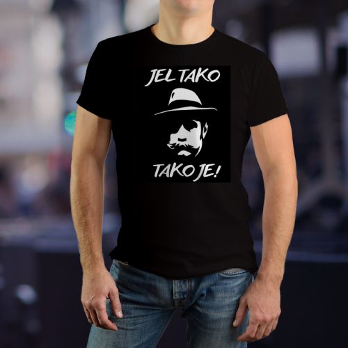 Muška crna majica - Jel Tako Tako je! 
