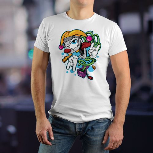 Muška bela majica - Klovn 