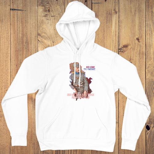 Unisex beli Duks - Ko sme taj može 